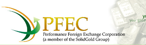 Welcome to Performance Foreign Exchange Corporation -- An online FX trading company and member of the SolidGold Group.